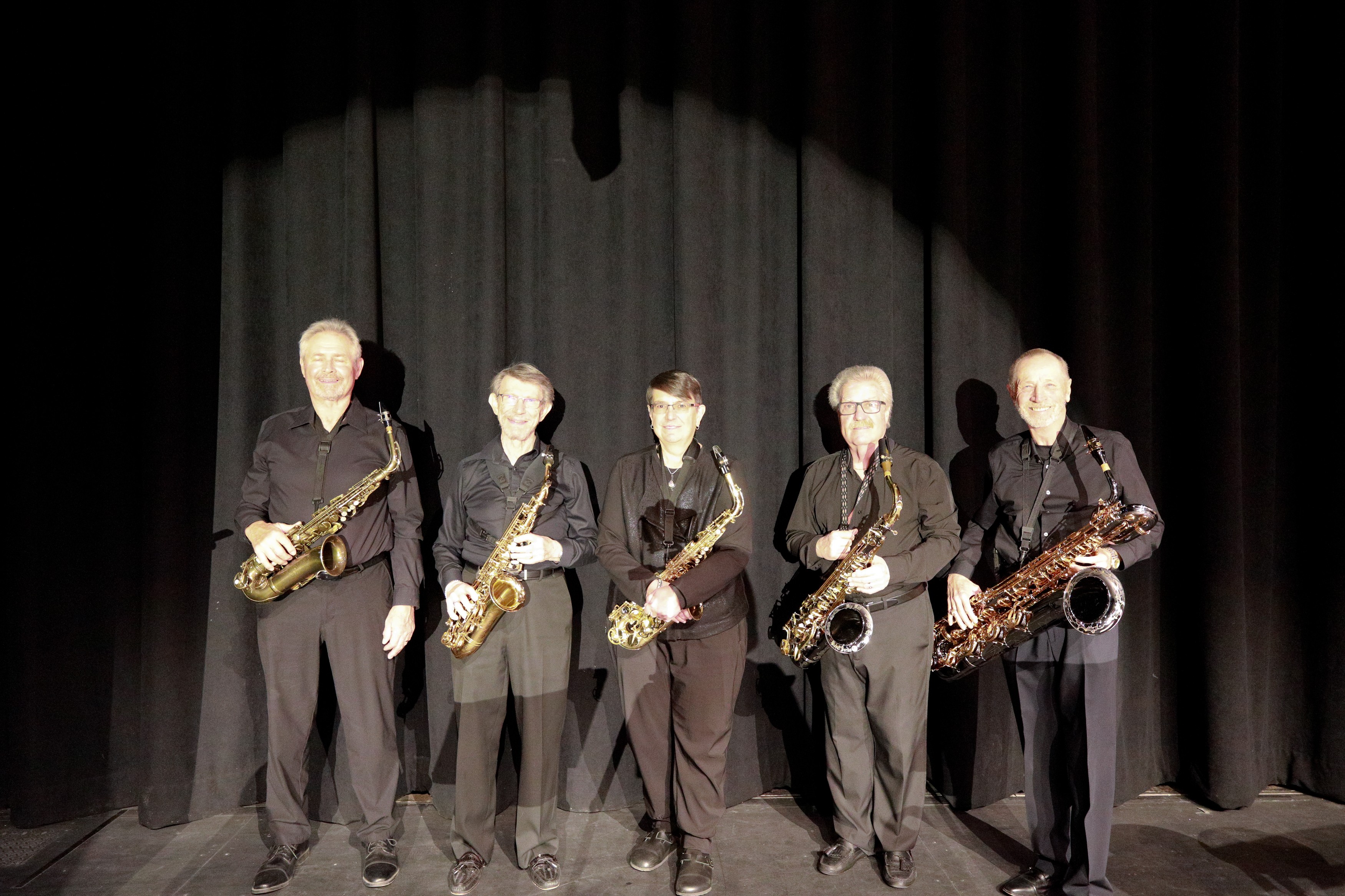 The Saxophone Section 5 Players